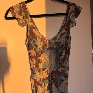 Realisation Par Blue Floral Dress as XS